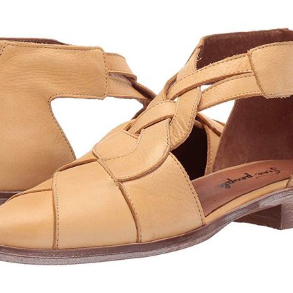 Free People Wanderlust Leather Flat | Brand New & Unworn